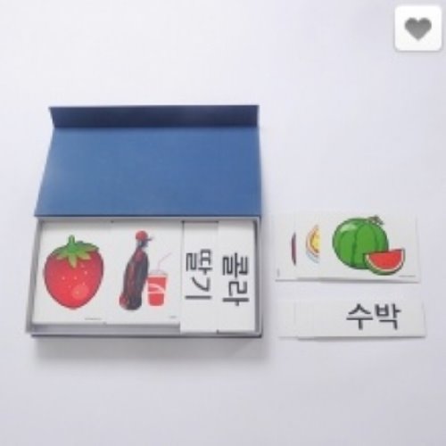 이선생자석교구1 음식 그림글자카드 음식모형카드대형