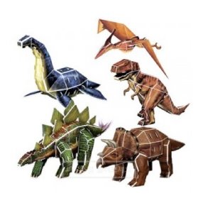 스콜라스1 공룡시리즈 5종 입체퍼즐 공룡모형 만들기