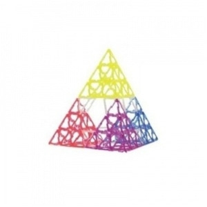 수학사랑 지오픽스 시어핀스키 피라미드 (소형) 24년신제품 가방포함 피라미드만들기 시에르핀스키